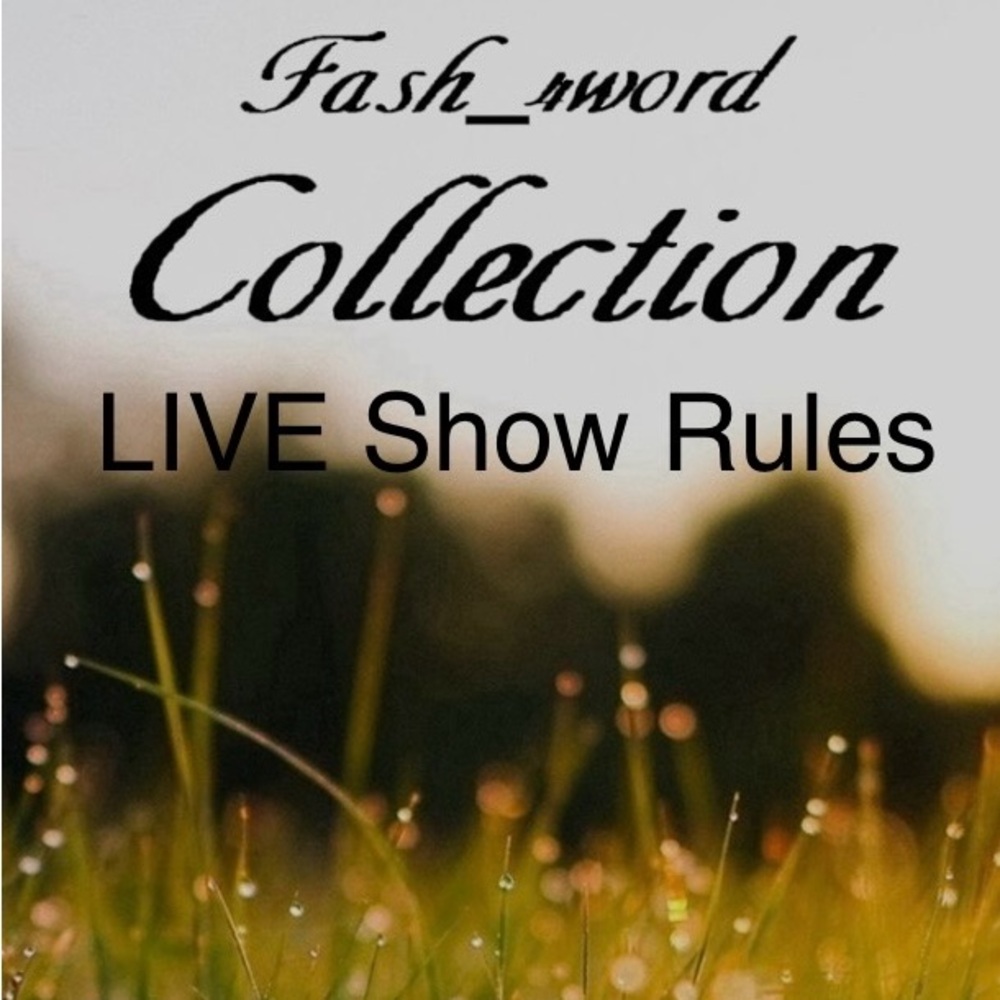 COPY - LIVE Show Rules